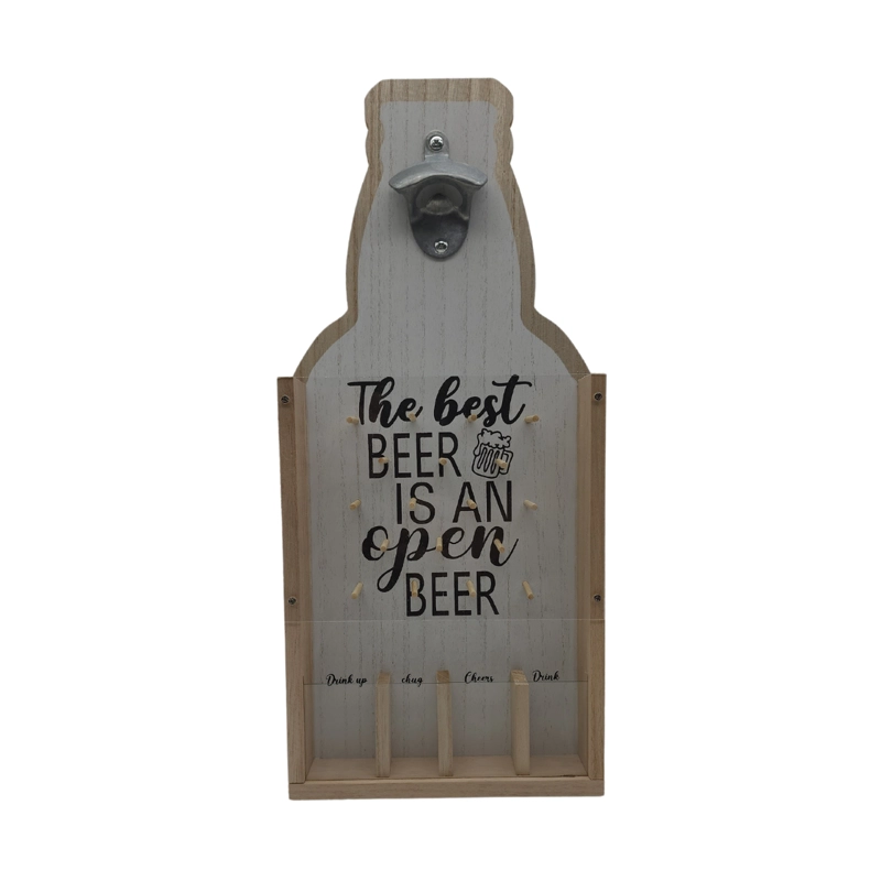 DESTAPADOR ABRIDOR DE BOTELLAS PARA PARED CON JUEGO - 1
