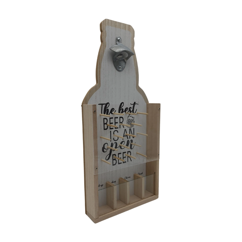 DESTAPADOR ABRIDOR DE BOTELLAS PARA PARED CON JUEGO - 2