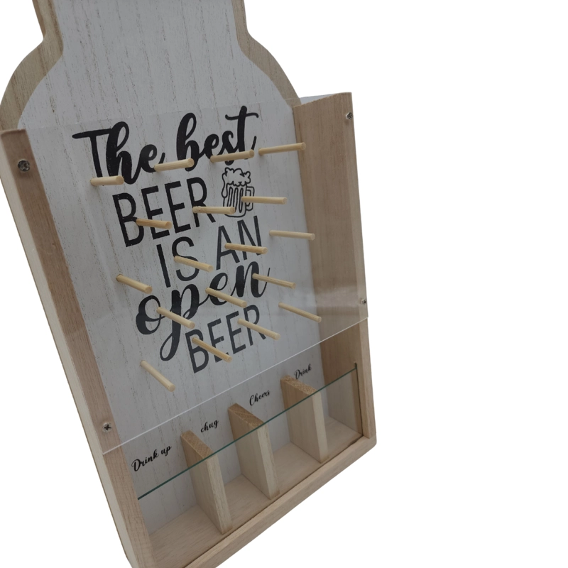 DESTAPADOR ABRIDOR DE BOTELLAS PARA PARED CON JUEGO - 6