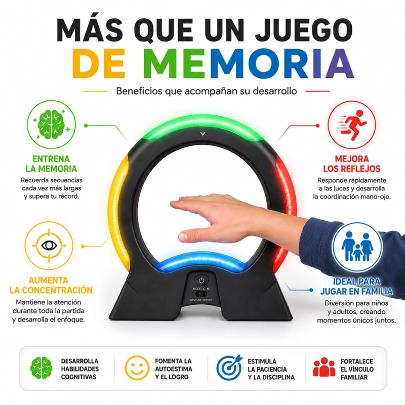 JUEGO DE MEMORIA SECUENCIA MEMORY GAME JUEGO DE HABILIDAD - 5