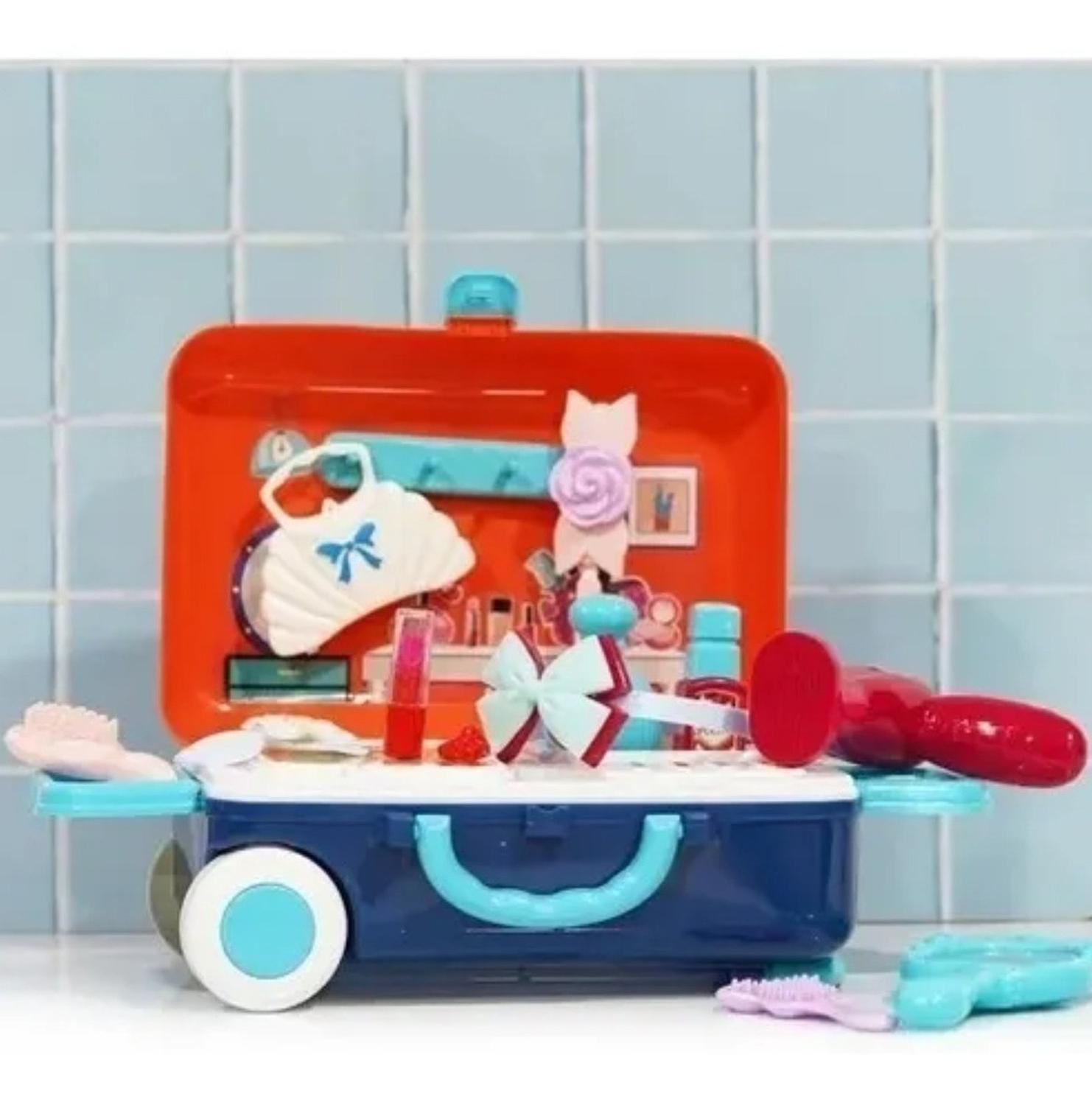 SET MALETA MALETIN INFANTIL MAQUILLADORA NIÑOS JUEGOS - 3
