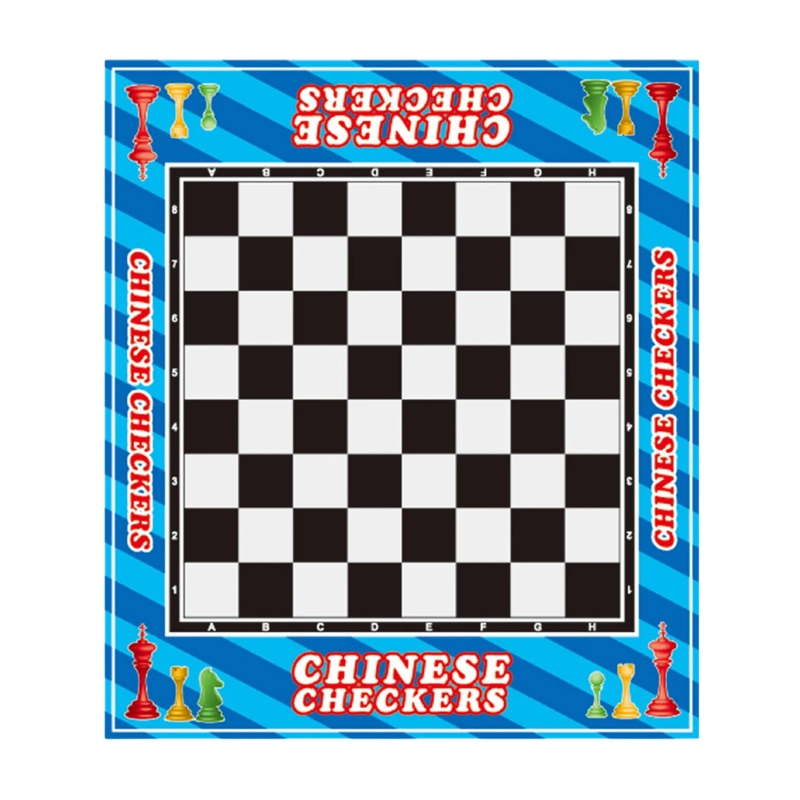 JUEGO TABLERO AJEDREZ ALFOMBRA DE ENTRETENCION NIÑOS - 5