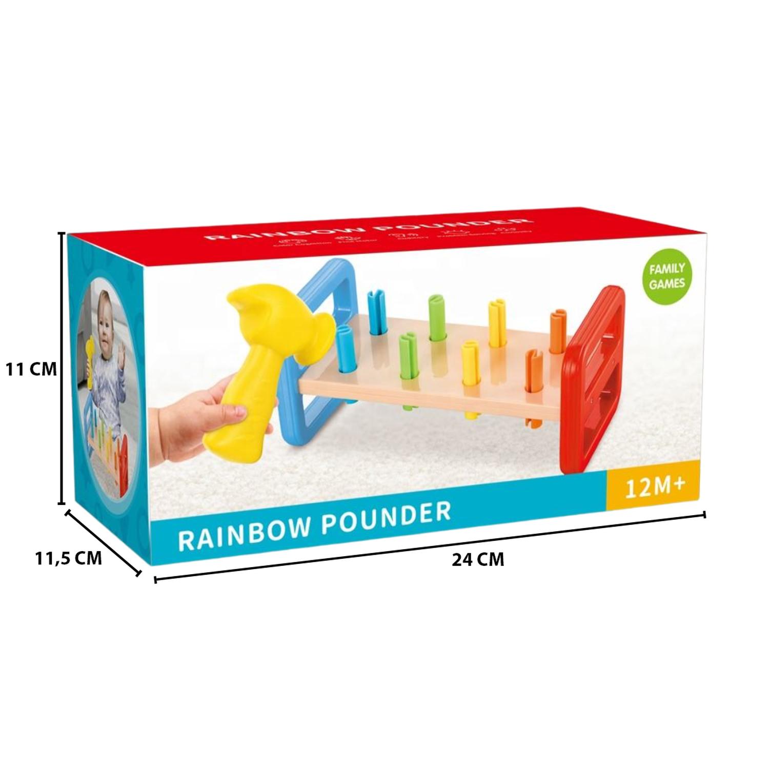 JUEGO JUGUETE MARTILLO PARA GOLPEAR MOTRICIDAD PARA BEBES - 5