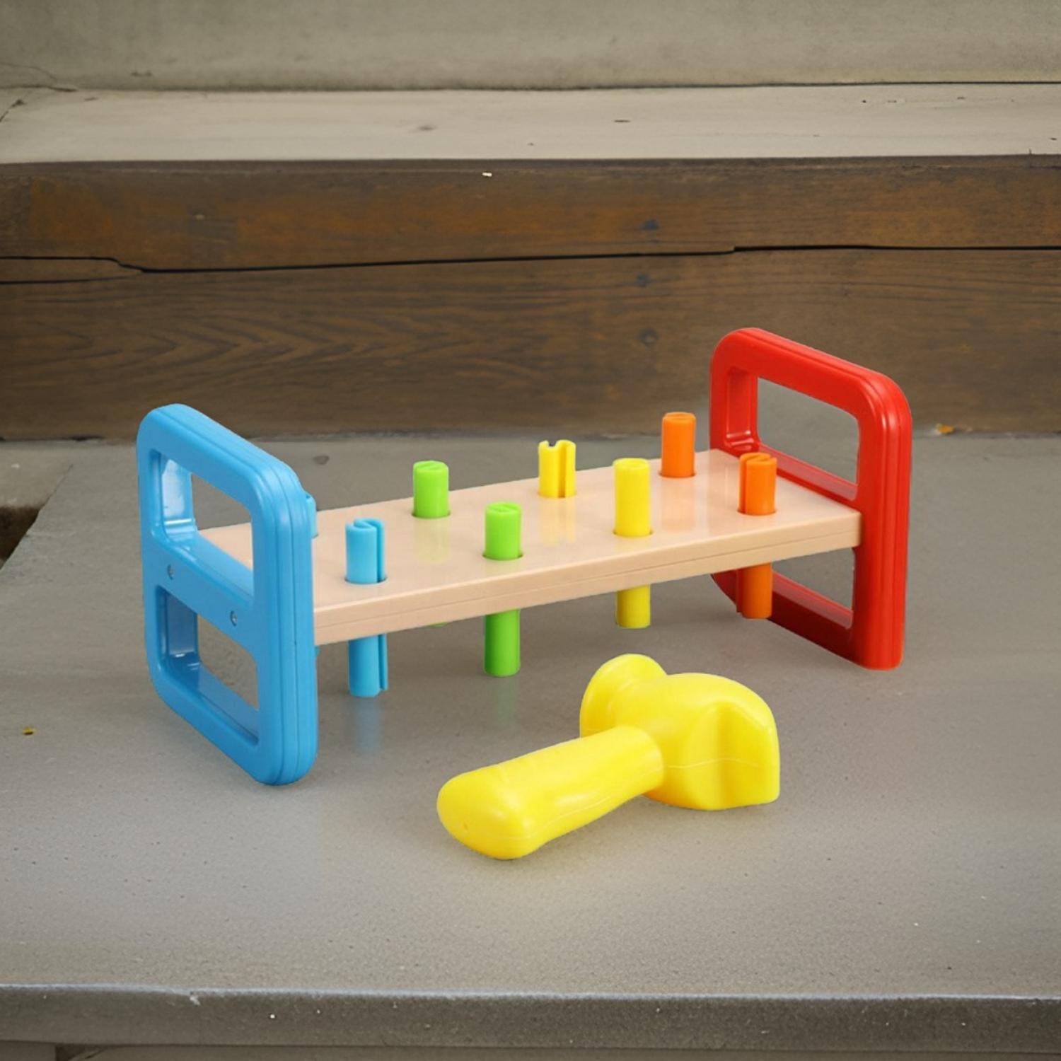 Caja Martillo Didáctico Juguete Madera Motricidad Fina Bebe | Cuotas Caja Martillo Didáctico Juguete Madera Motricidad Fina Bebe | Cuotas