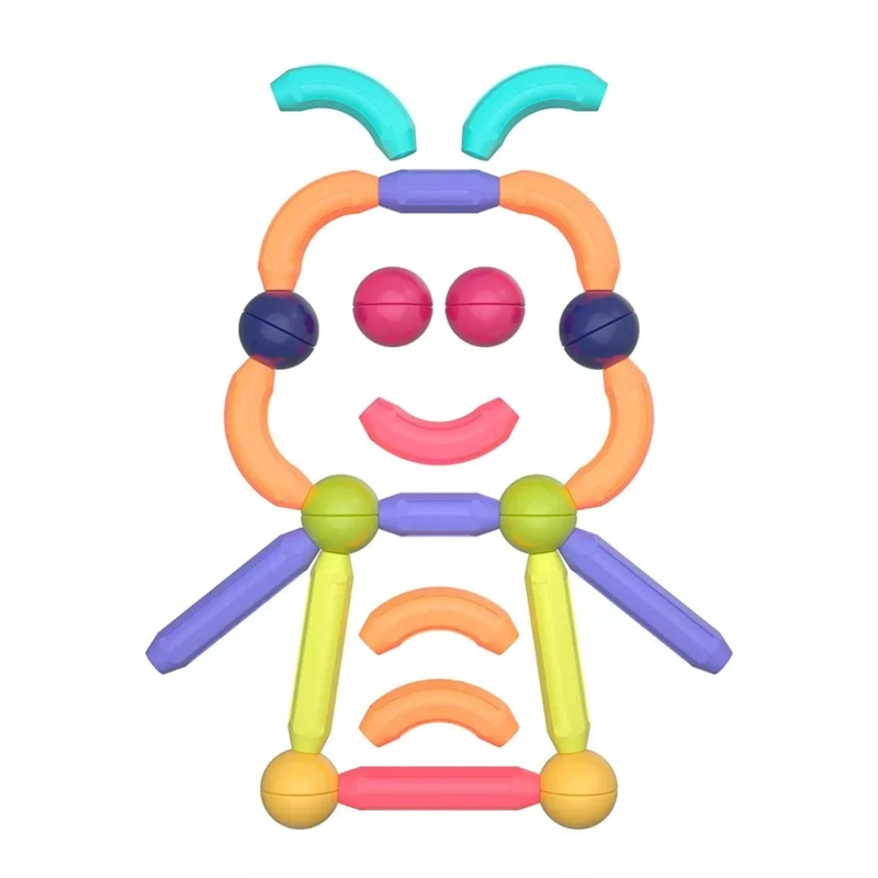 JUEGO VARILLAS DE CONSTRUCCION MAGNETICO DIDACTICO 68 PIEZAS - 7