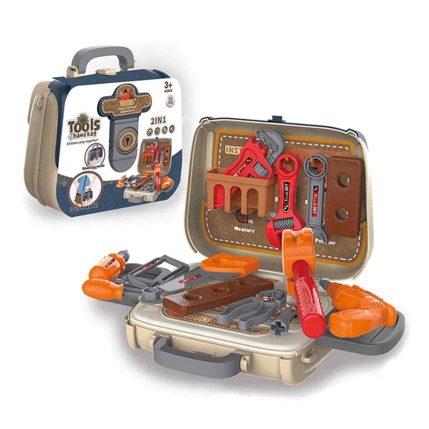 SET MALETIN INFANTIL DE CONSTRUCCION MALETA HERRAMIENTAS - 1