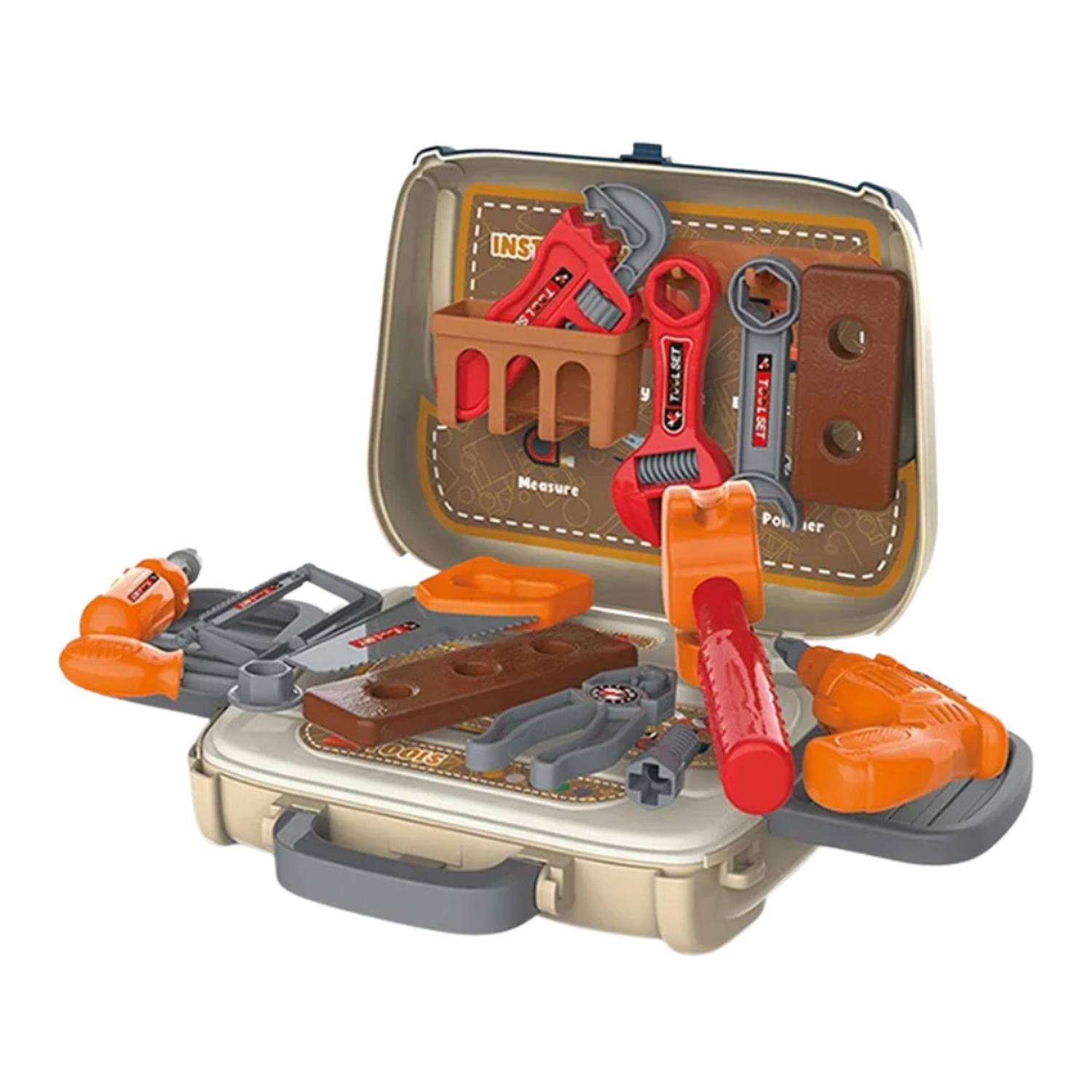 SET MALETIN INFANTIL DE CONSTRUCCION MALETA HERRAMIENTAS - 2