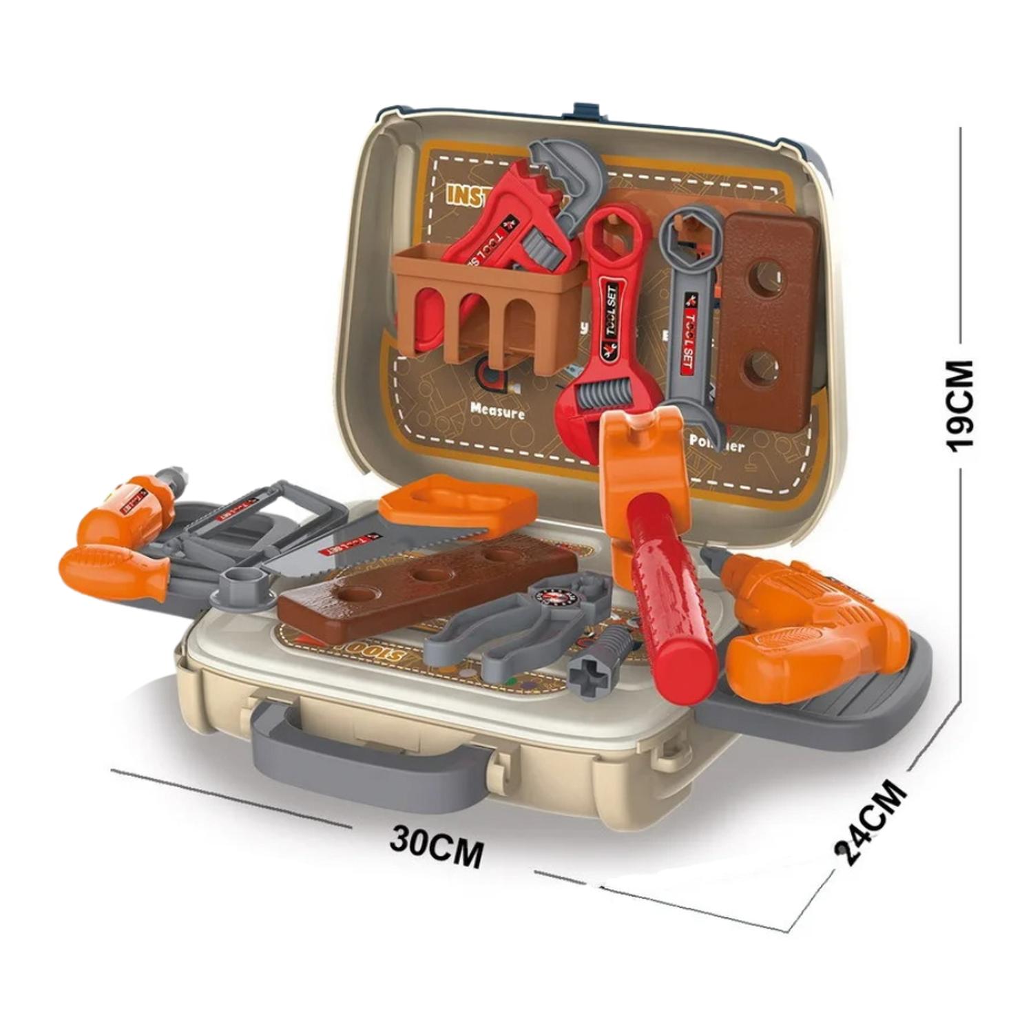 SET MALETIN INFANTIL DE CONSTRUCCION MALETA HERRAMIENTAS - 7