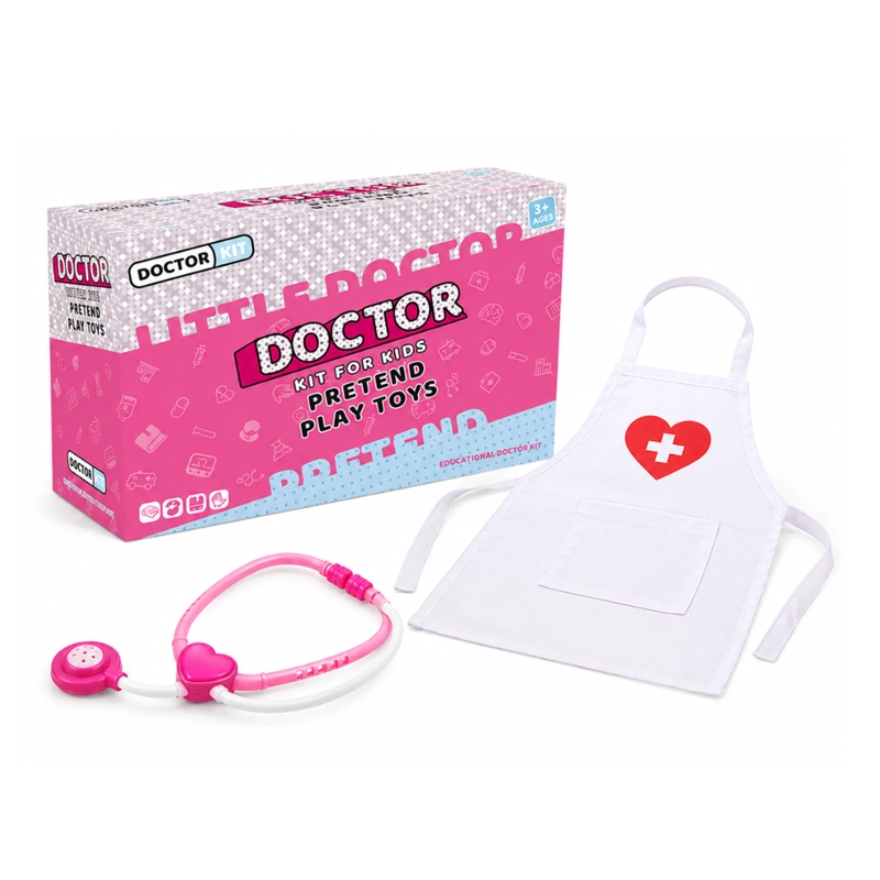 MALETIN DE DOCTORA INFANTIL SET MEDICO CON ACCESORIOS PARA NIÑAS - 1