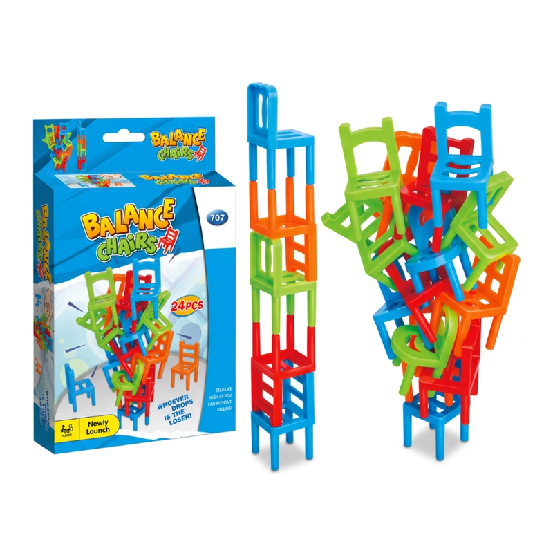JUEGO DE MESA EQUILIBRIO DE SILLAS FAMILIAR PARA NIÑOS - 1