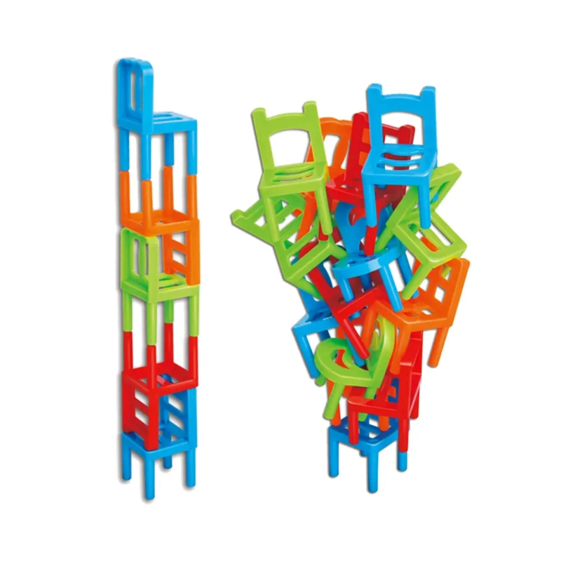 JUEGO DE MESA EQUILIBRIO DE SILLAS FAMILIAR PARA NIÑOS - 7