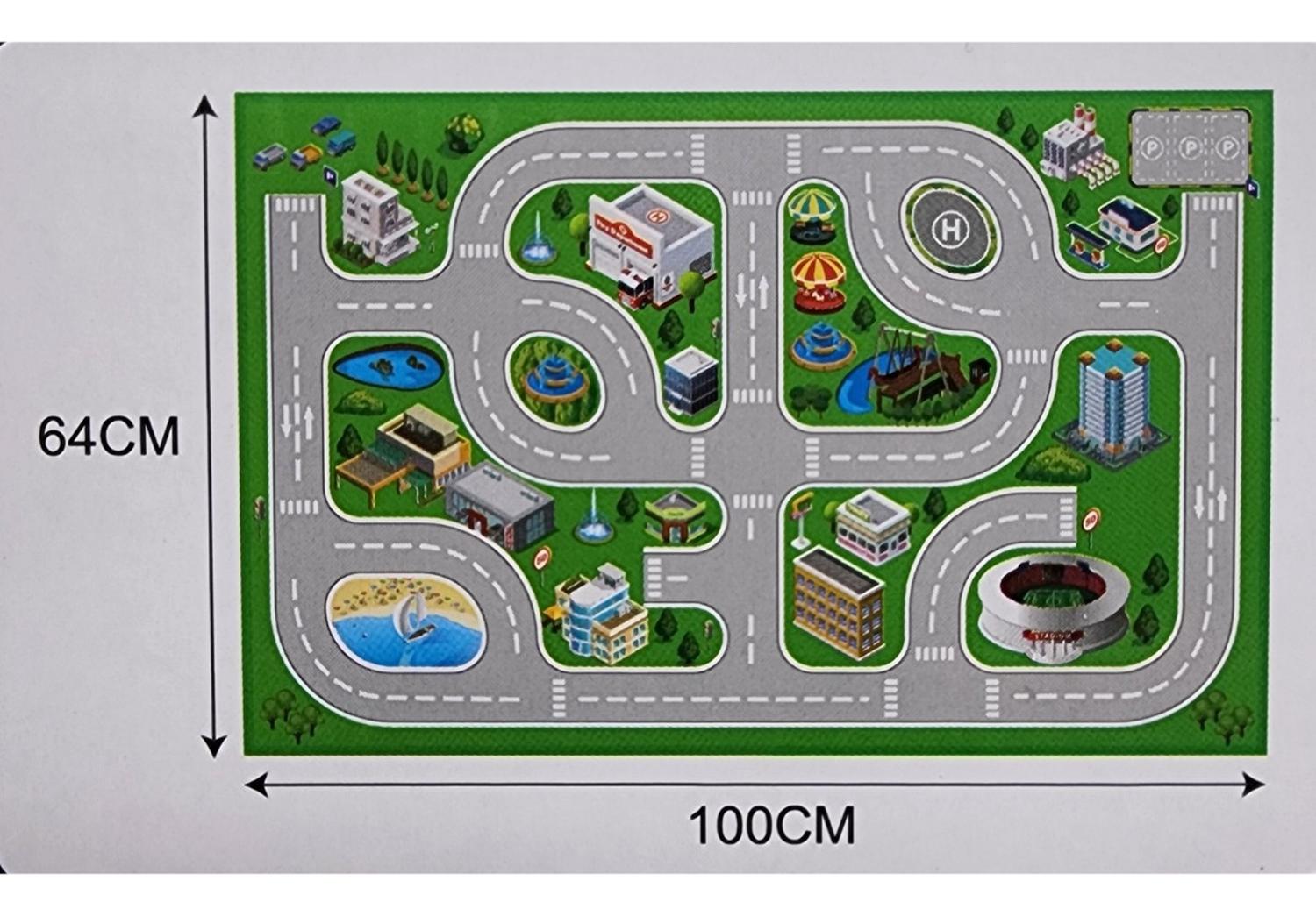 JUEGO ALFOMBRA PARA NIÑOS PARKING GARAGE PARA AUTITOS 50 PCS - 5