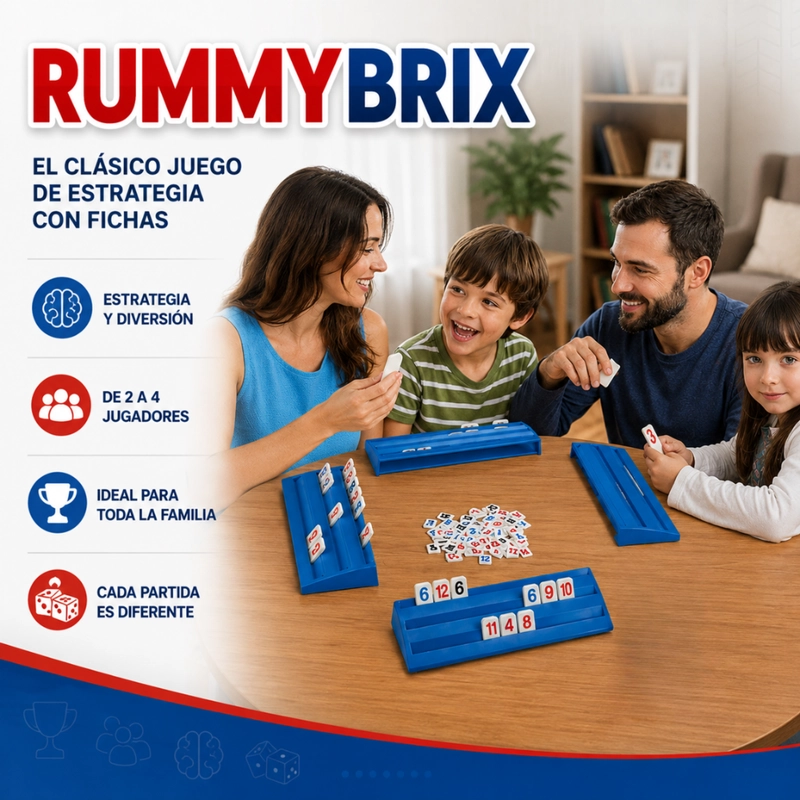 JUEGO DE MESA JUEGO RUMMIKUB - 3