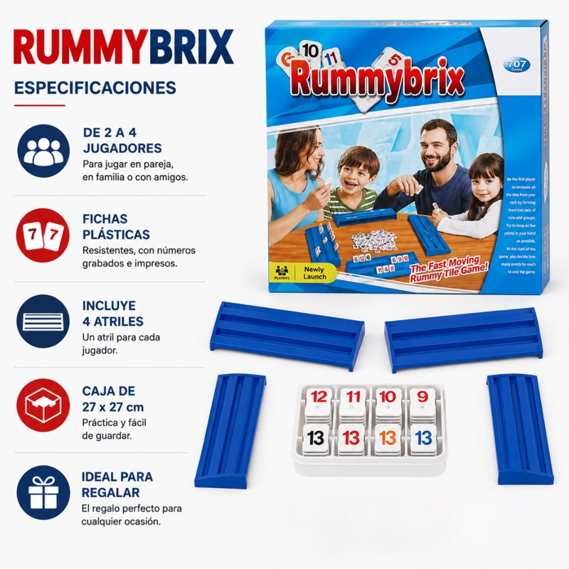JUEGO DE MESA JUEGO RUMMIKUB - 4