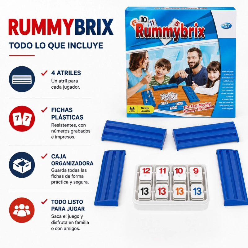 JUEGO DE MESA JUEGO RUMMIKUB - 5