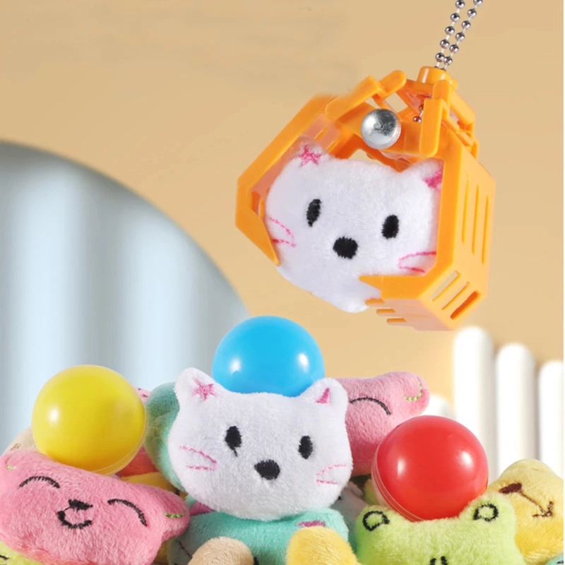 JUGUETE MINI MAQUINA SACA PELUCHE GARRA KAWAII DOLL MACHINE - 3
