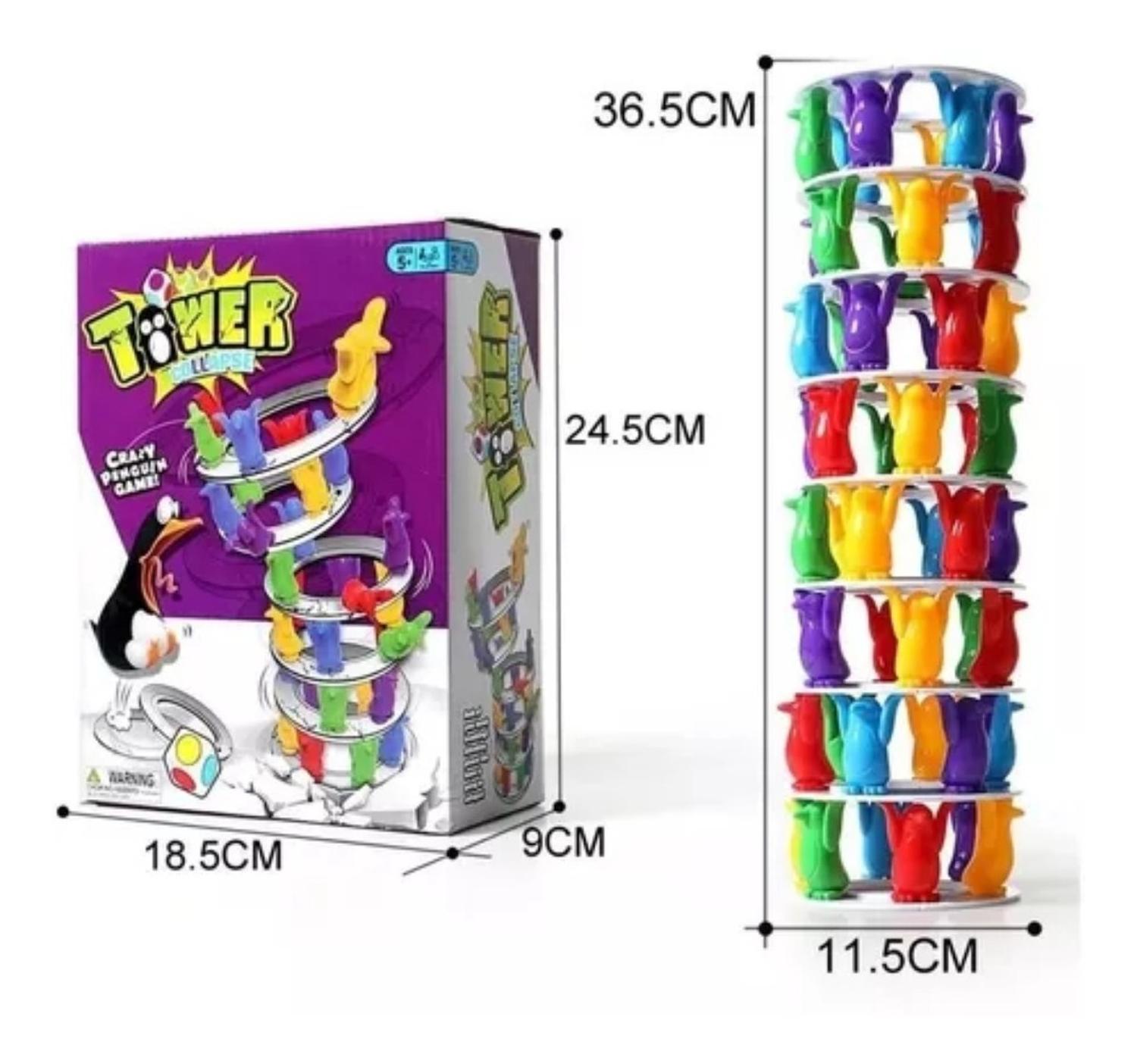 PENGUIN TOWER COLLAPSE JUEGO DE EQUILIBRIO JUEGO DE MESA - 2