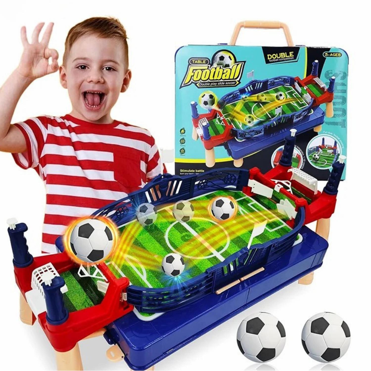 JUEGO MINI FUTBOL JUGUETE FUTBOL DE MESA PELOTA JUEGO REGALO - 2