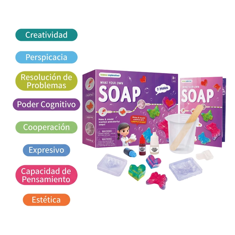 KIT CREA TU PRIMER JABON JUGUETE DIDACTICO EDUCATIVO - 2