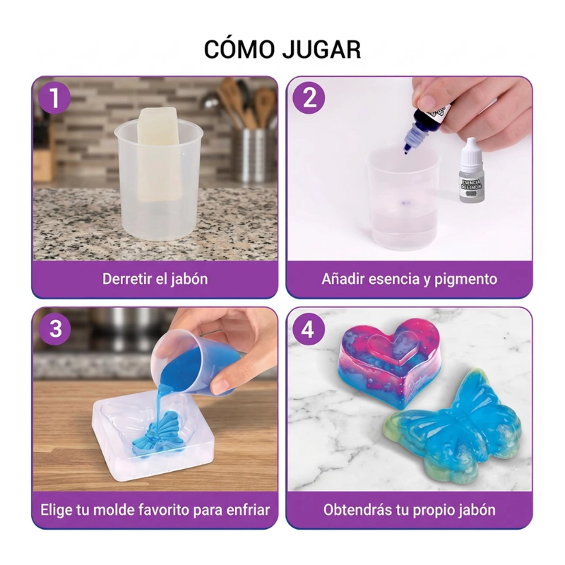 KIT CREA TU PRIMER JABON JUGUETE DIDACTICO EDUCATIVO - 5