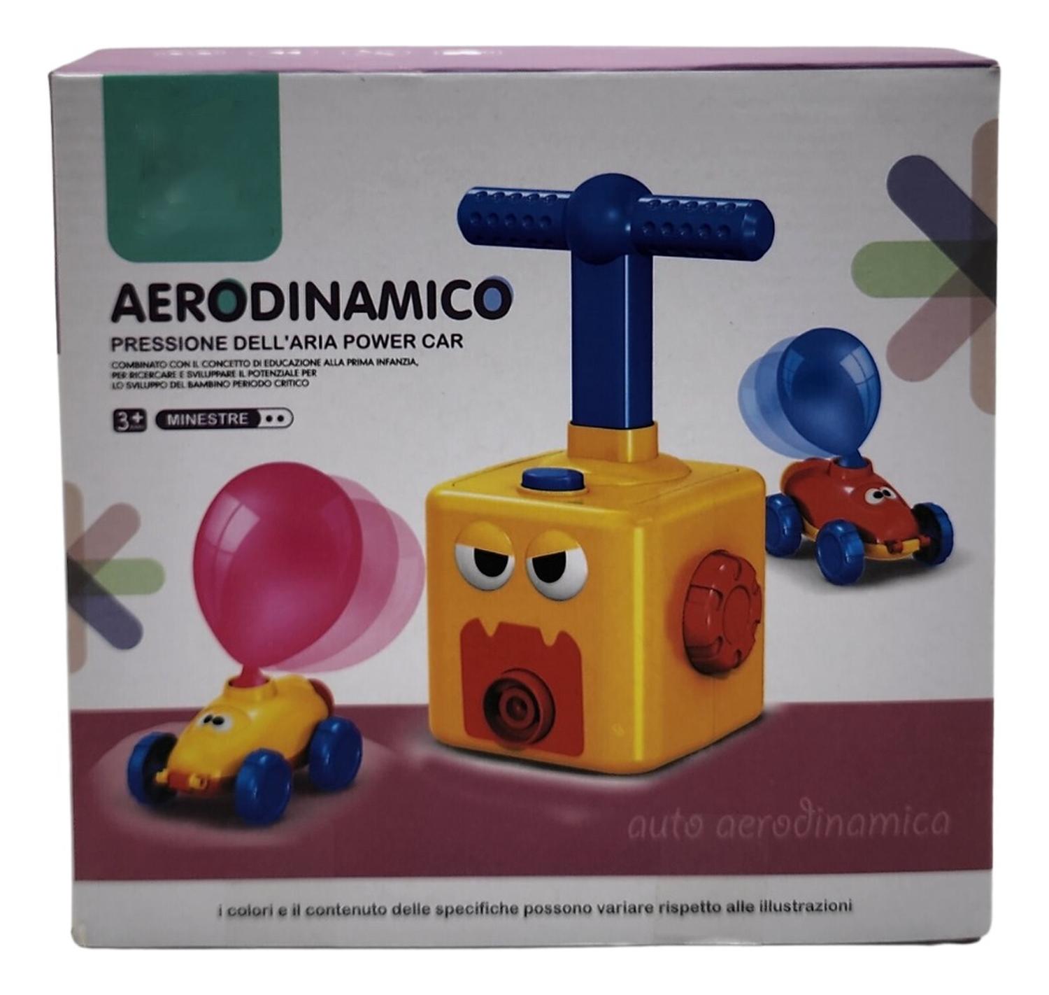 JUEGO INFLADOR DE GLOBOS JUGUETE PARA NIÑOS AUTOS CARRERAS - 5