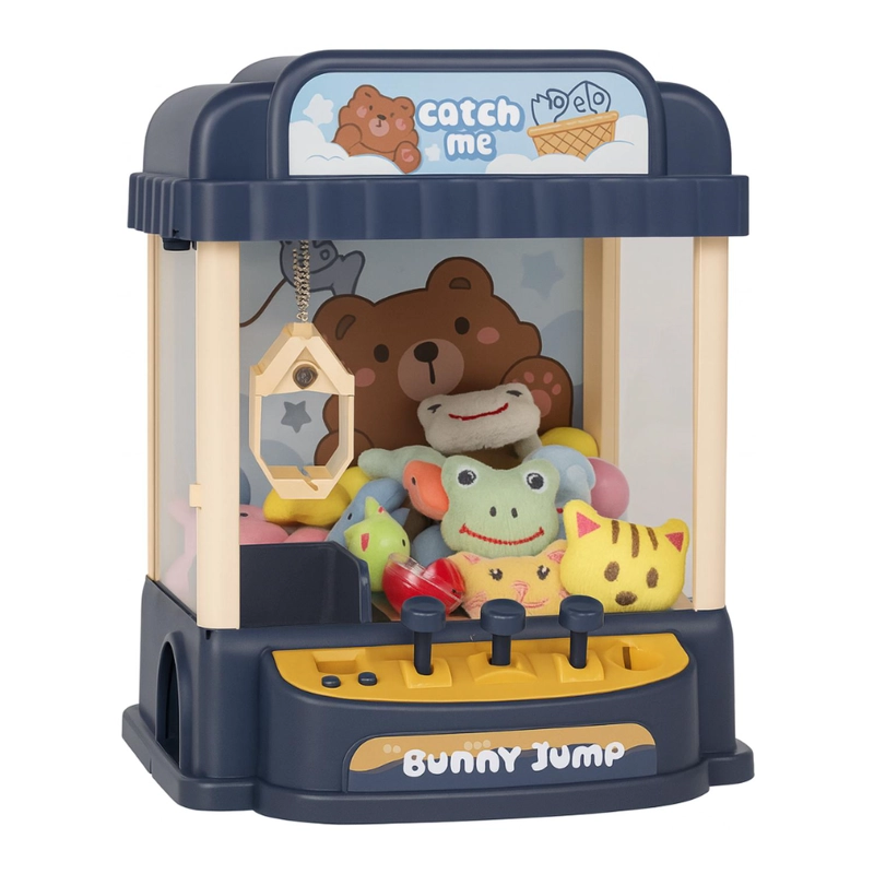 JUGUETE MINI MAQUINA SACA PELUCHE GARRA CUTE CLAW MACHINE - 1