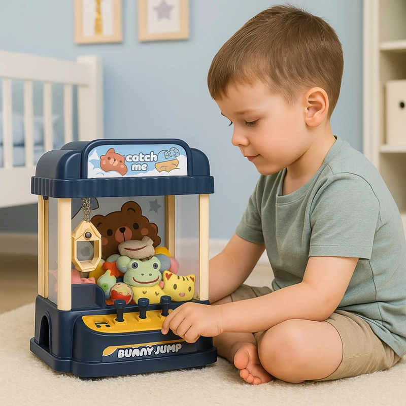 JUGUETE MINI MAQUINA SACA PELUCHE GARRA CUTE CLAW MACHINE - 2