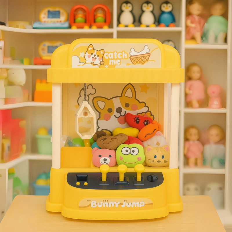 JUGUETE MINI MAQUINA SACA PELUCHE GARRA CUTE CLAW MACHINE - 3