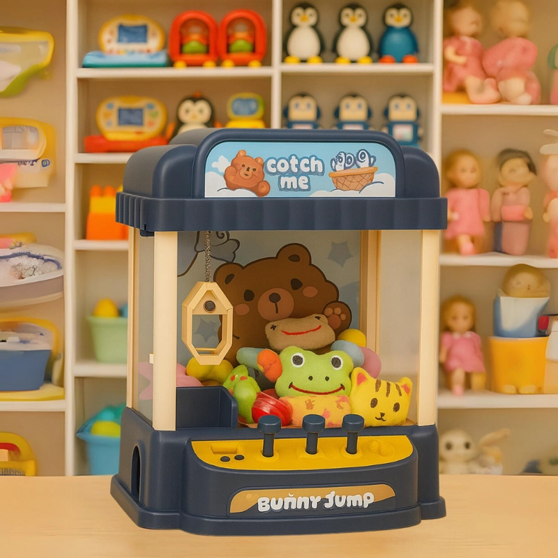 JUGUETE MINI MAQUINA SACA PELUCHE GARRA CUTE CLAW MACHINE - 3