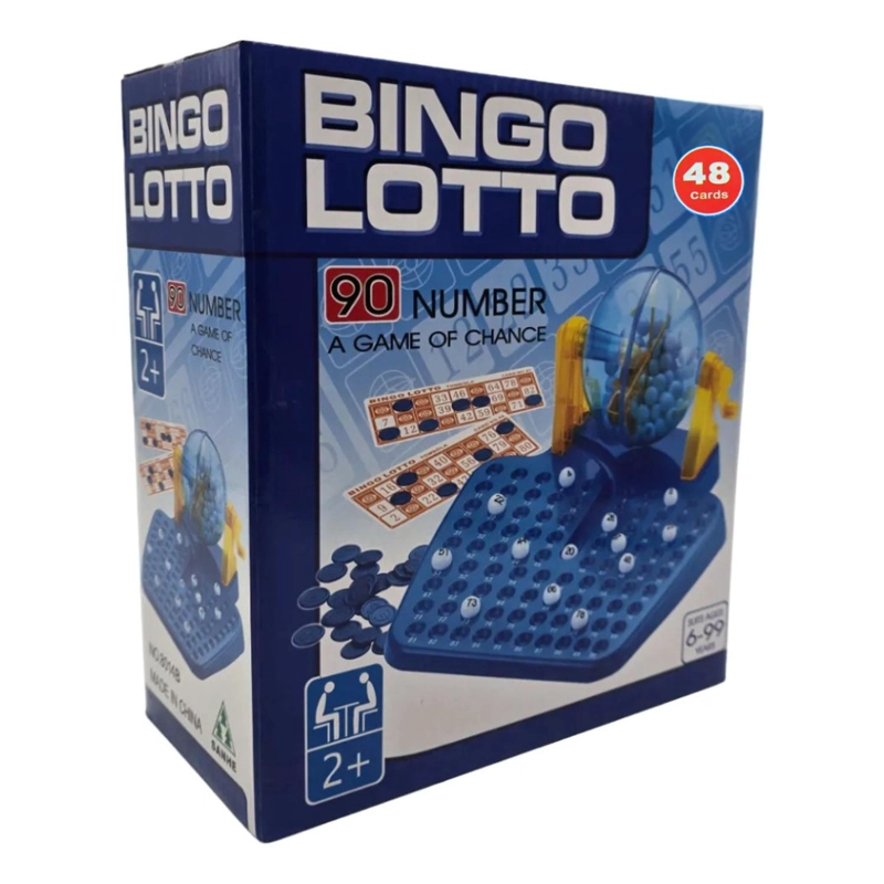 JUEGO DE MESA JUEGO BINGO LOTTO TOMBOLA SET COMPLETO - 4