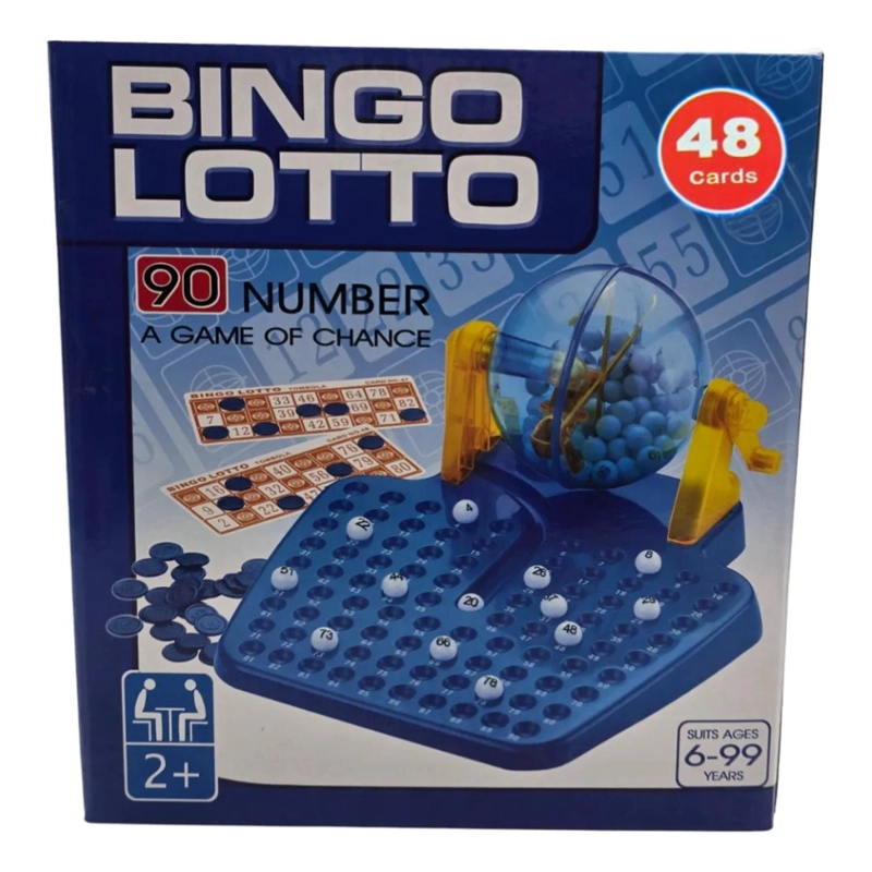 JUEGO DE MESA JUEGO BINGO LOTTO TOMBOLA SET COMPLETO - 5