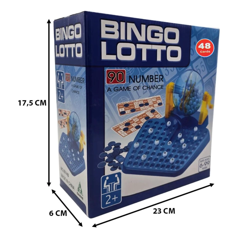 JUEGO DE MESA JUEGO BINGO LOTTO TOMBOLA SET COMPLETO - 6