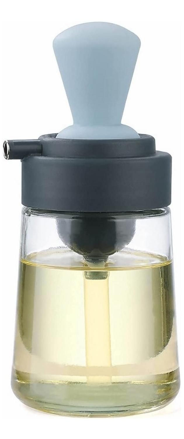 DISPENSADOR DE ACEITE 2 EN 1 DOSIFICADOR BOTELLA DE VIDRIO - 1