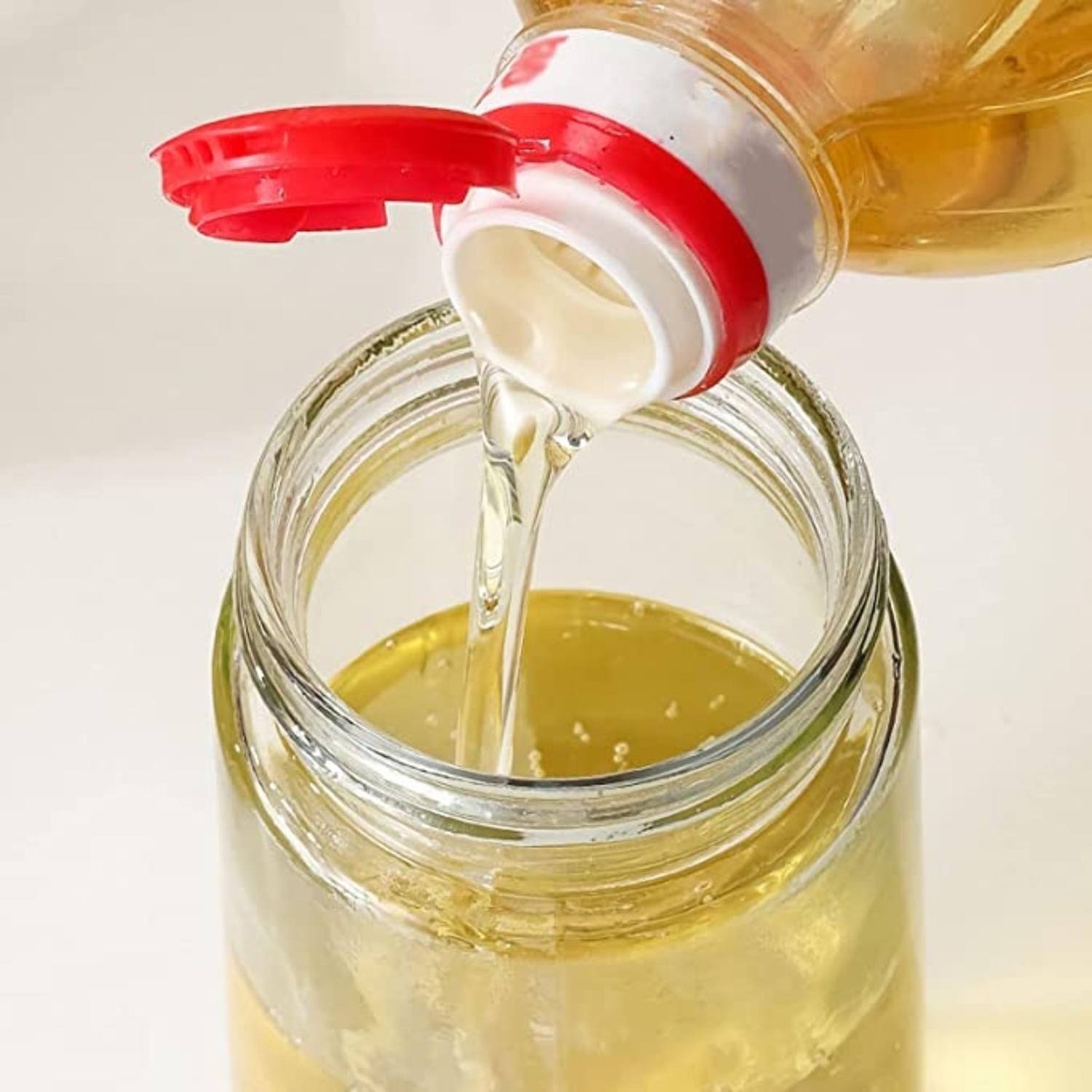 DISPENSADOR DE ACEITE 2 EN 1 DOSIFICADOR BOTELLA DE VIDRIO - 5