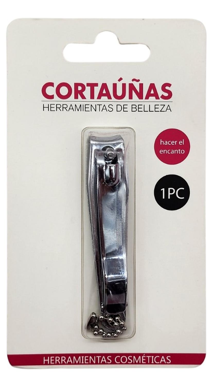 CORTA UÑAS DE ACERO INOXIDABLE GRANDE PARA MANICURA - 1