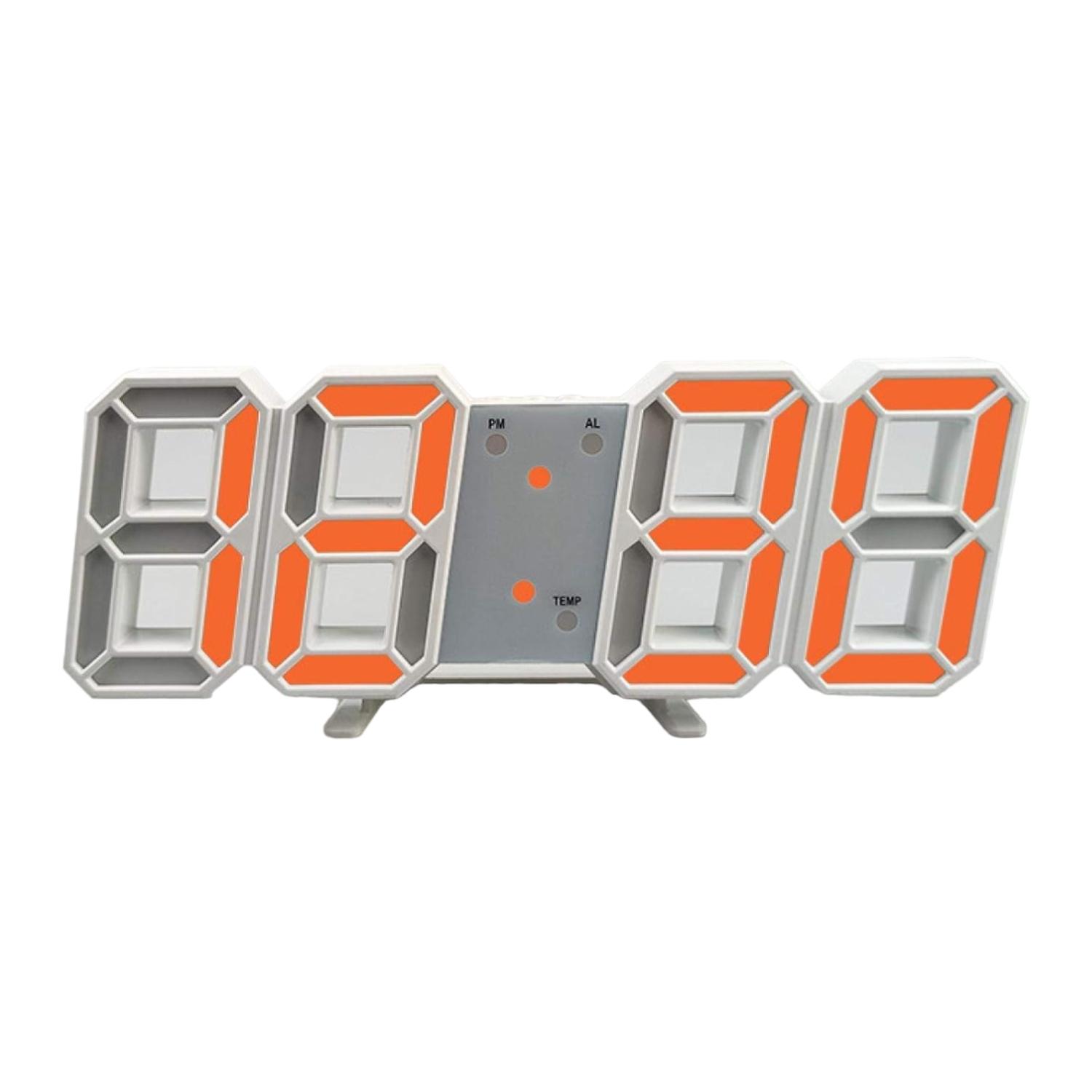 RELOJ DESPERTADOR DIGITAL LED 3D DE ESCRITORIO O MURO - 1