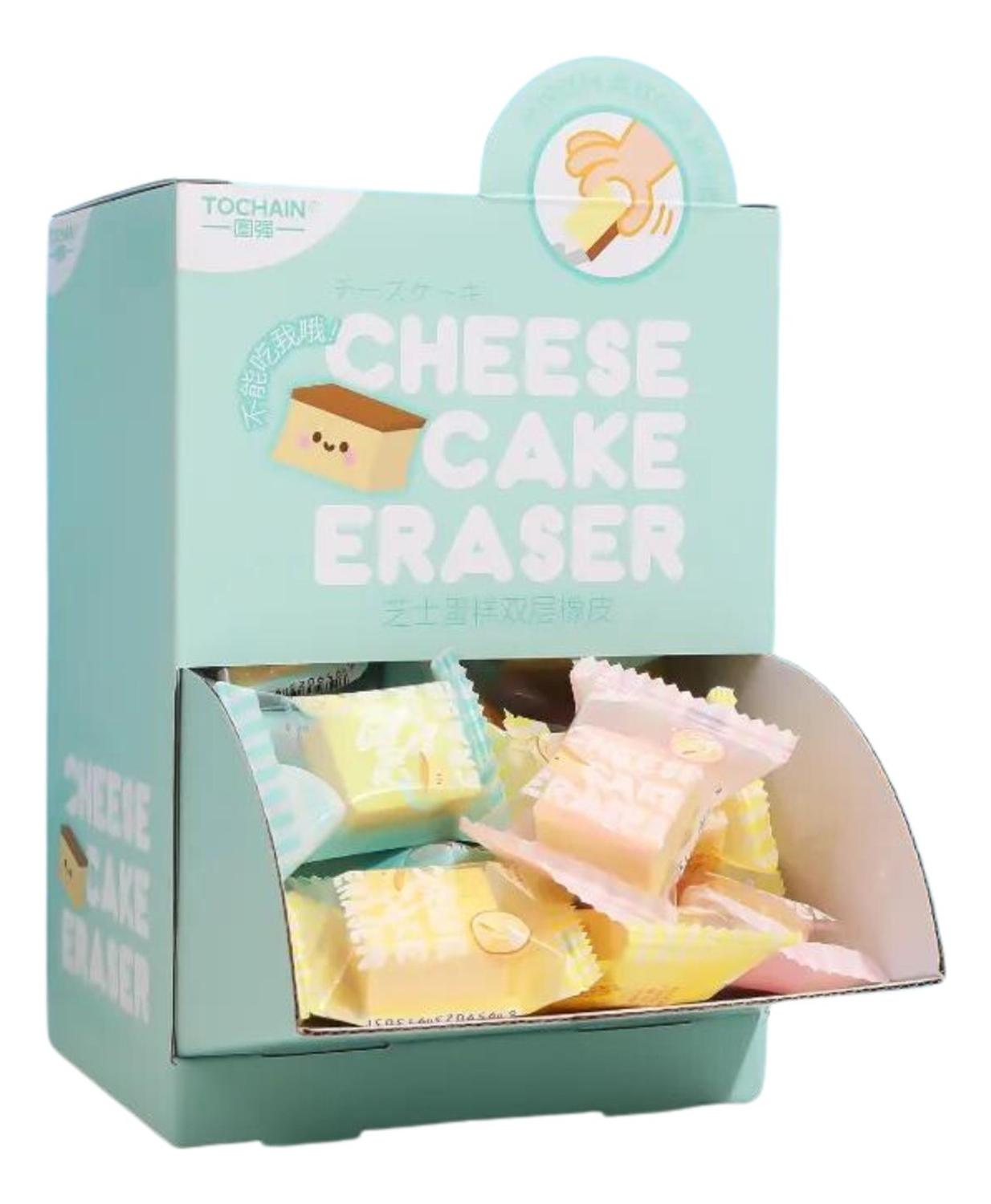 SET 3 GOMAS DE BORRAR CHEESE CAKE KAWAII CUTE - 1
