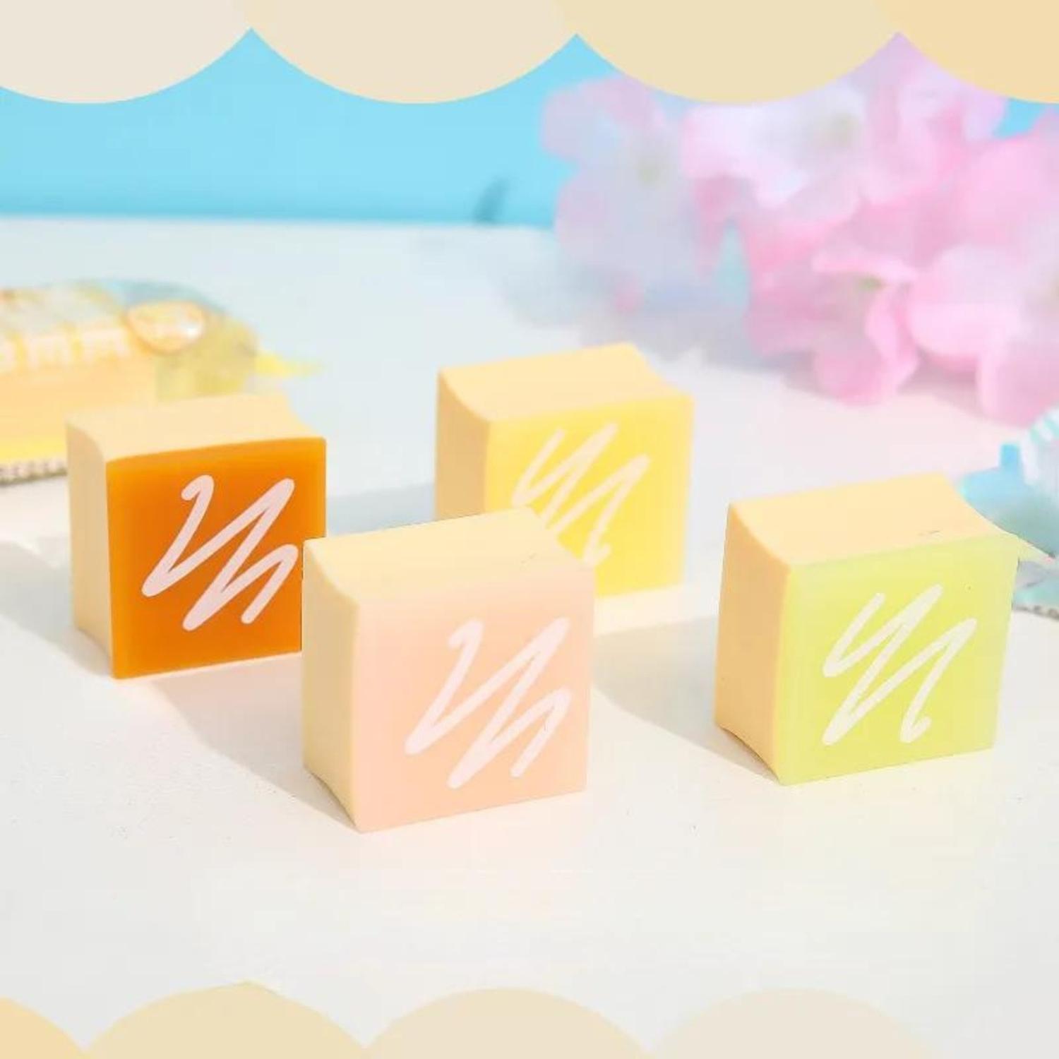 SET 3 GOMAS DE BORRAR CHEESE CAKE KAWAII CUTE - 4