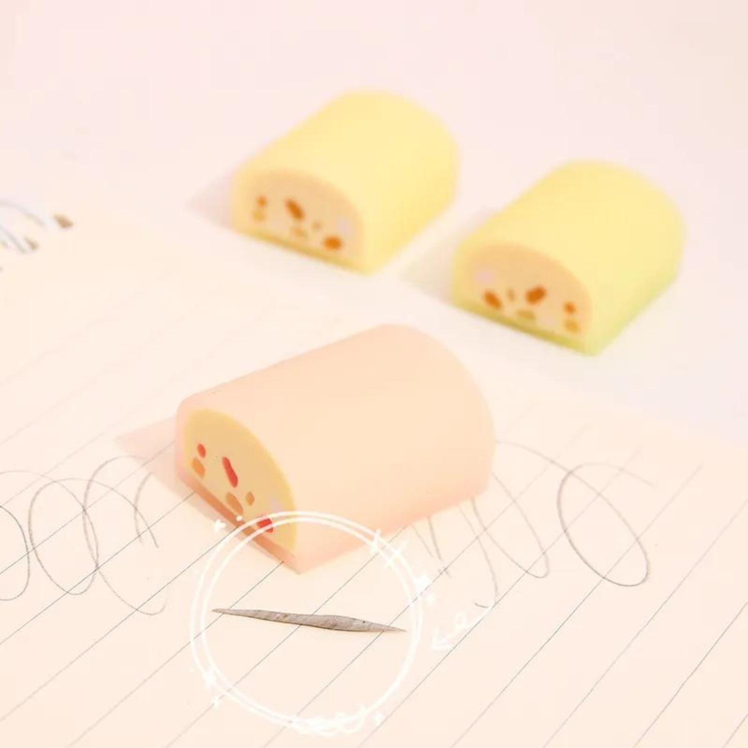 SET 3 GOMAS DE BORRAR CHEESE CANDY KAWAII CUTE - 3