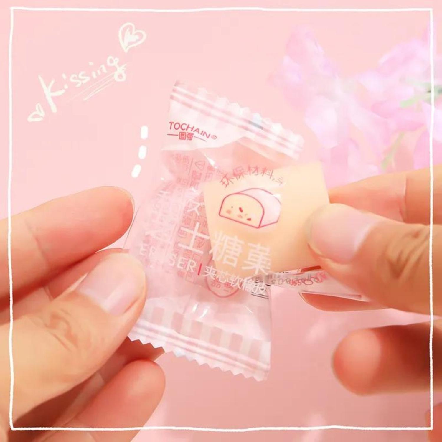 SET 3 GOMAS DE BORRAR CHEESE CANDY KAWAII CUTE - 4