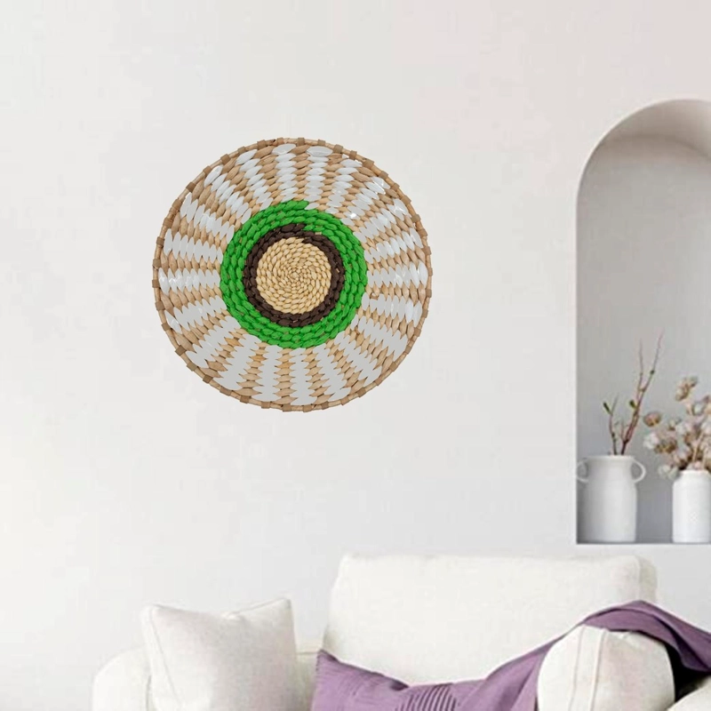 CIRCULO DECORACION DE MIMBRE PARA PARED CASA TERRAZA MEDIANO TAMAÑO TAMANO UNICO - 2