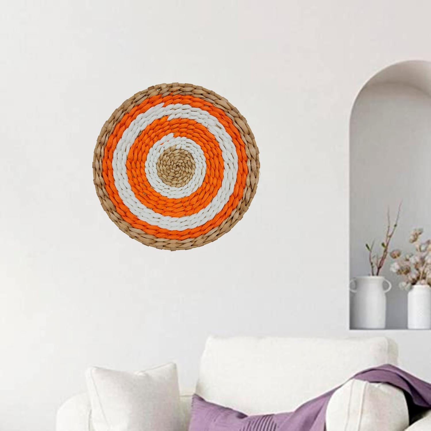 CIRCULO DECORACION DE MIMBRE PARA PARED CASA TERRAZA MEDIANO TAMAÑO TAMANO UNICO - 2