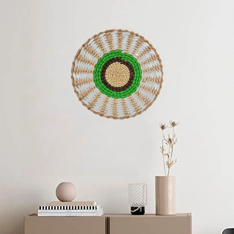 CIRCULO DECORACION DE MIMBRE PARA PARED CASA TERRAZA MEDIANO TAMAÑO TAMANO UNICO - 4