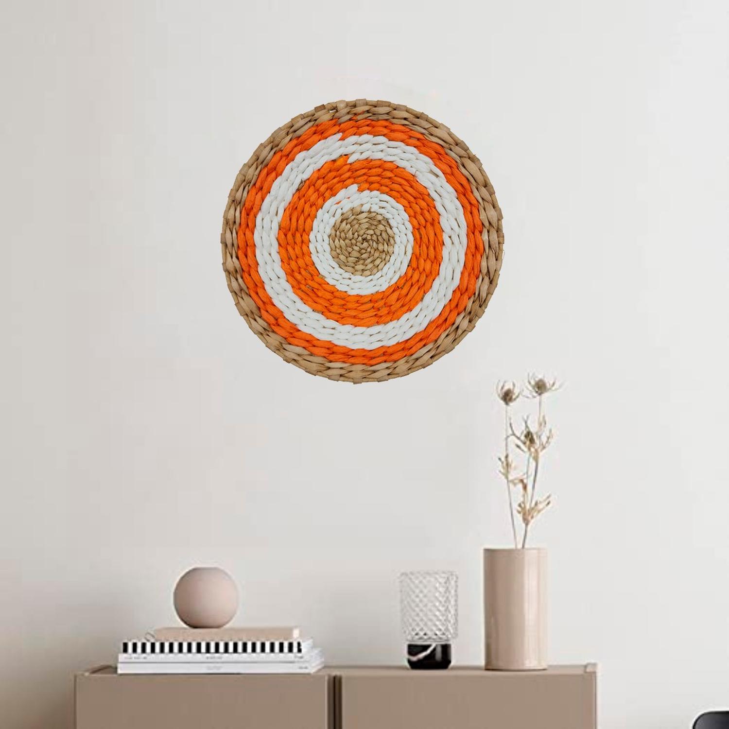 CIRCULO DECORACION DE MIMBRE PARA PARED CASA TERRAZA MEDIANO TAMAÑO TAMANO UNICO - 4