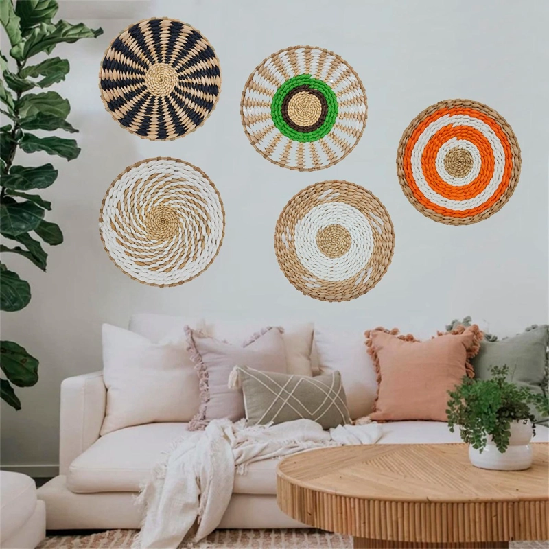 CIRCULO DECORACION DE MIMBRE PARA PARED CASA TERRAZA MEDIANO TAMAÑO TAMANO UNICO - 7