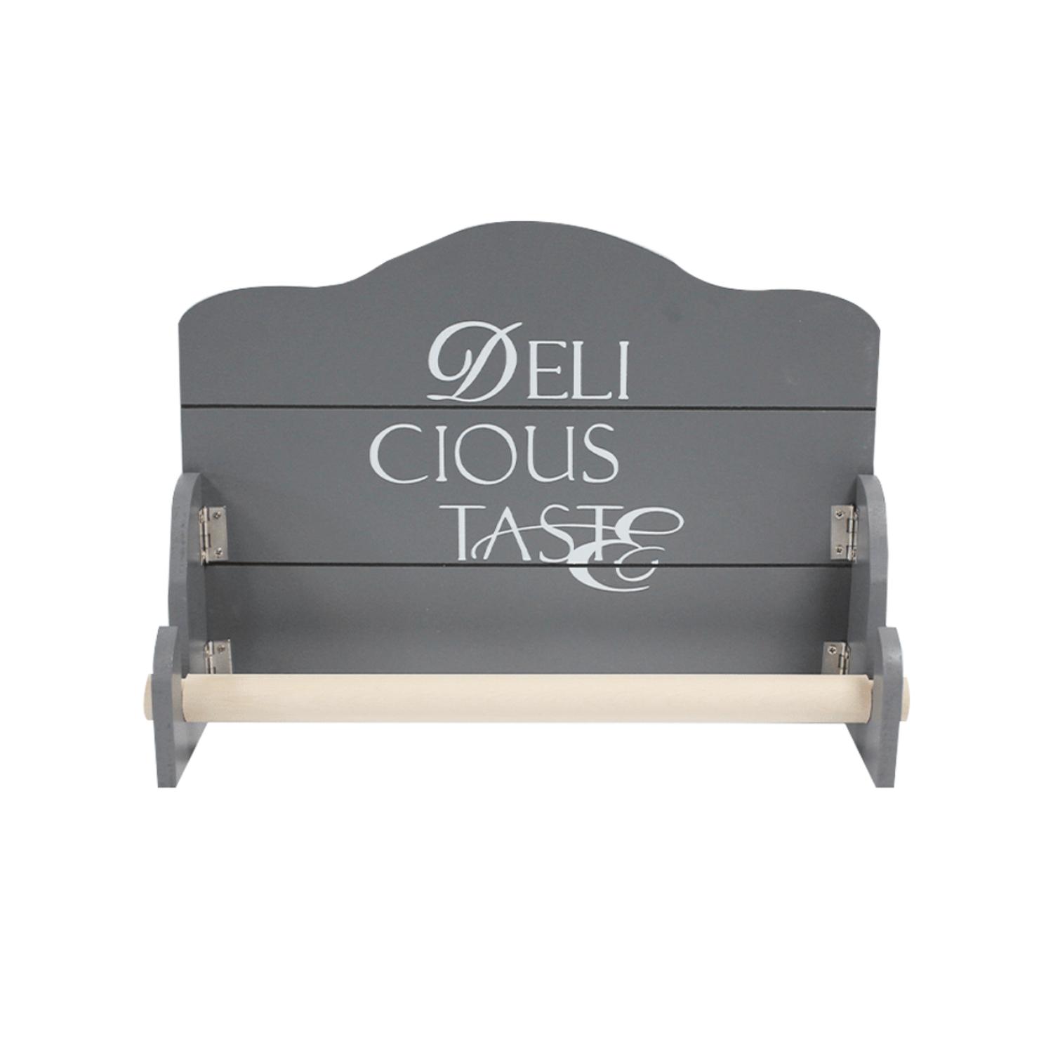 DISPENSADOR PORTA ROLLO DE TOALLA NOVA COCINA VINTAGE GRIS - 1