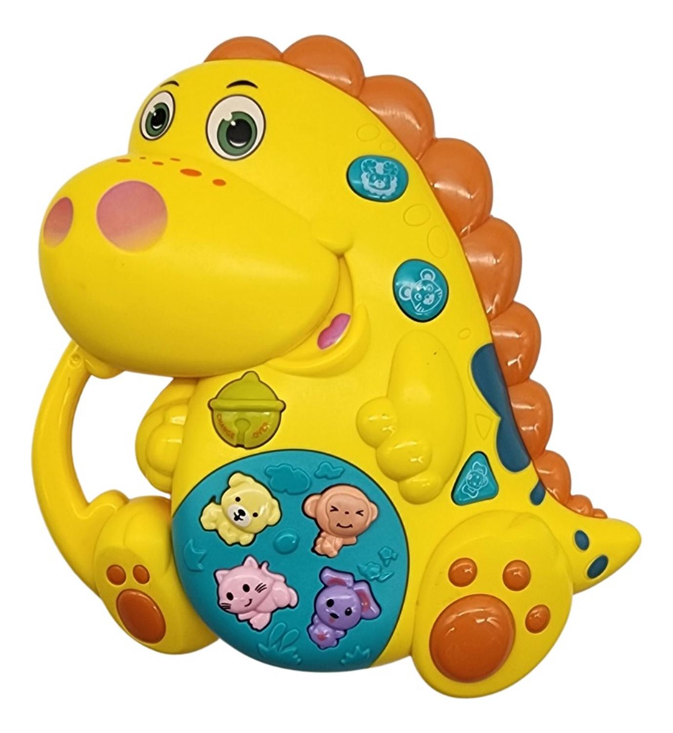 JUGUETE PIANO MUSICAL CON LUCES SONIDOS ANIMALES DINOSAURIO - 1