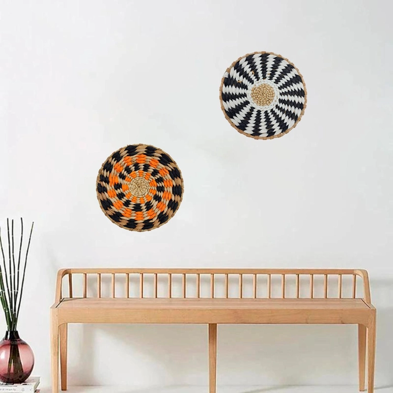 CIRCULO DECORACION DE MIMBRE PARA PARED CASA TERRAZA PEQUEÑO - 7