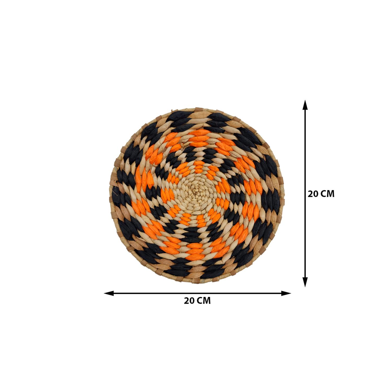 CIRCULO DECORACION DE MIMBRE PARA PARED CASA TERRAZA PEQUEÑO - 8