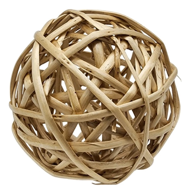 SET 5 ESFERAS DE MIMBRE PARA DECORACION PELOTAS DE MIMBRE TAMAÑO TAMANO UNICO - 3